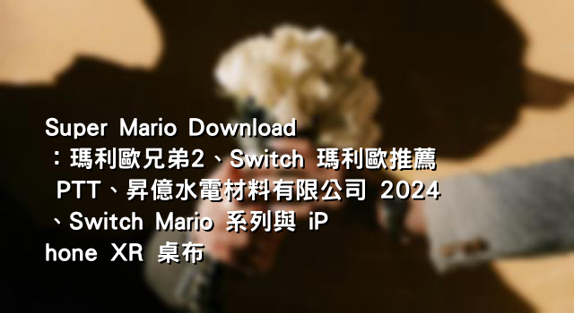 Super Mario Download：瑪利歐兄弟2、Switch 瑪利歐推薦 PTT、昇億水電材料有限公司 2024、Switch Mario 系列與 iPhone XR 桌布